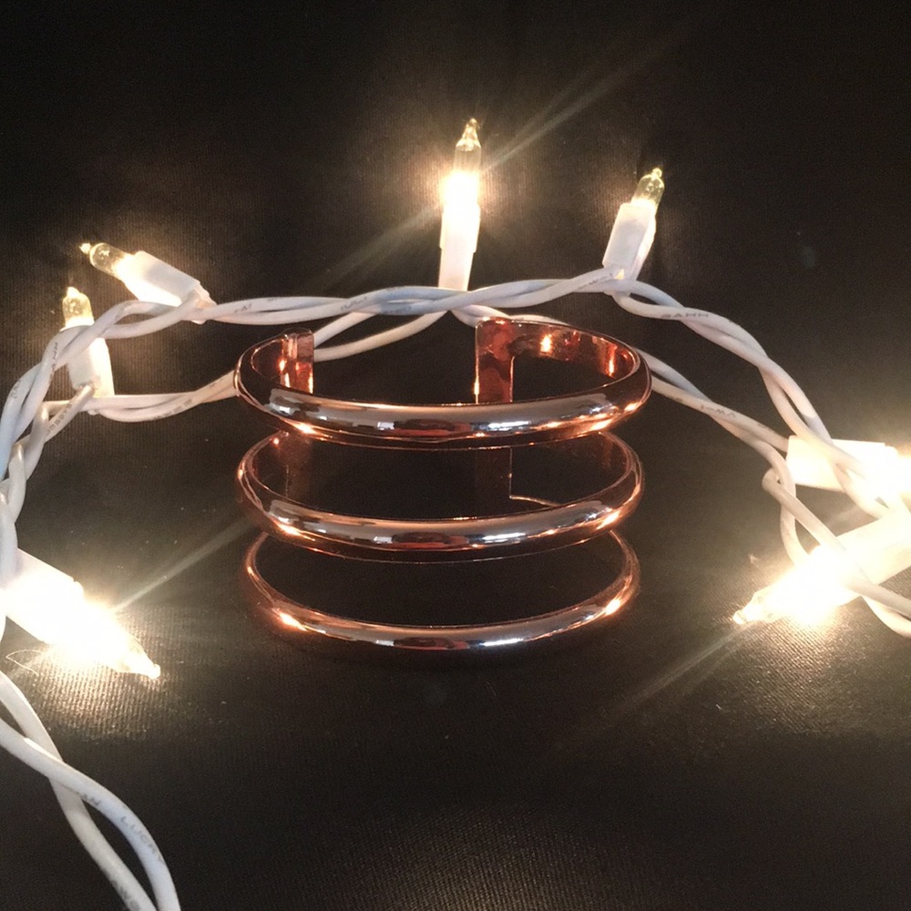 Rose Gold 3 Rung Cuff - Picture 2 of 2